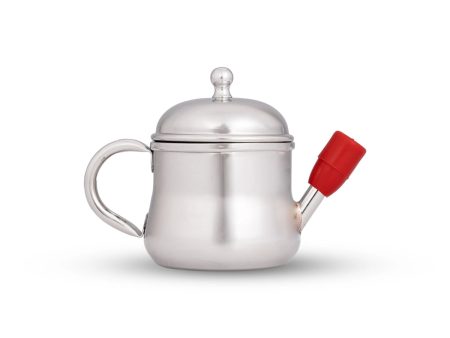 Oil Pot - 3.5 x 5 Inches | Stainless Steel Oil Pot  Tea Pot for Home  95 Gms Approx Online