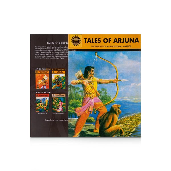 Tales of Arjuna - The Exploits Of An Exceptional Warrior - English | Comic Book  Childrens Book  Story Book Fashion