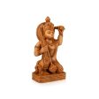 Anjaneya Statue - 6 x 4 Inches | Sittting Hanuman Statue  Wooden Statue  Hanuman Murti for Pooja  230 Gms For Cheap