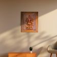 Ganesha Photo Frame - 13 x 11 Inches | Plastic Picture Frame  Wooden Polish Wall Frame for Home Decor Online