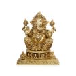 Ganesh Murti - 11 x 7 Inches | Antique Brass Idol  Vinayaka Statue  Ganpati Idol for Pooja  6.500 Kgs Approx on Sale