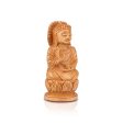 Buddha Statue - 5 x 2.5 Inches | Buddha Murti  Buddha Idol  Wooden Statue for Home  110 Gms Online now