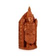 Tirupati Balaji Murti - 8 x 4.5 Inches | Wooden Statue  Standing Balaji Idol  Lord Balaji Statue for Pooja Fashion