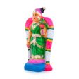 Andal Clay Golu Bommai - 7 x 4.75 Inches | Giri Golu Doll  Navaratri Golu Bomma Gombe Bommai Sale