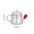 Oil Pot - 3.5 x 5 Inches | Stainless Steel Oil Pot  Tea Pot for Home  95 Gms Approx Online