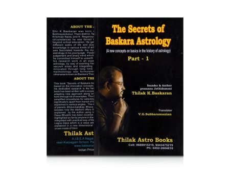 The Secrets Of Baskara Astrology - Volume 1 - English | by Thilak K. Baskaran  Astrology Book Online now