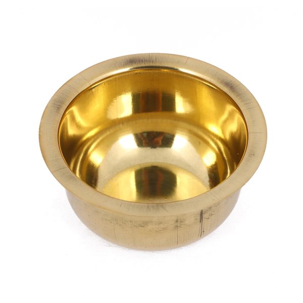 Brass Cup - 1.75 x 3.5 Inches | Brass Bowl  Pooja Cup  Pooja Bowl for Home  40 Gms Approx For Cheap