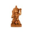 Anjaneya Statue - 6 x 4 Inches | Sittting Hanuman Statue  Wooden Statue  Hanuman Murti for Pooja  230 Gms For Cheap