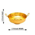 Brass Uruli - 2.75 x 7.75 Inches | Flower Pot With Handle  Brass Urli for Pooja  240 Gms Approx Hot on Sale