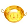 Brass Uruli - 2.75 x 7.75 Inches | Flower Pot With Handle  Brass Urli for Pooja  240 Gms Approx Hot on Sale