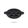 Paniyaram Pan - 7 Inches | Cast Iron Pan  Unniyappam Pan for Home  1.465 Kgs Approx Online Hot Sale