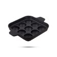 Paniyaram Pan - 7 Inches | Square Shape Cast Iron Pan  Unniyappam Pan for Home  1.495 Kgs Approx For Sale