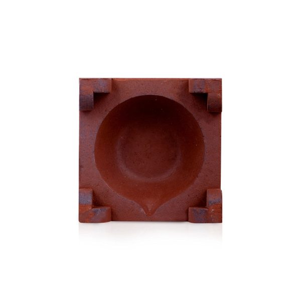 Tulsi Deep - 3 x 2 Inches | Terracotta Vilakku  Tulasi Diya for Pooja Online