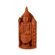 Tirupati Balaji Murti - 8 x 4.5 Inches | Wooden Statue  Standing Balaji Idol  Lord Balaji Statue for Pooja Fashion