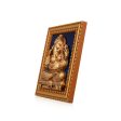 Ganesha Photo Frame - 4 x 3 Inches | Ganesh Picture Frame  Photo Frame Stand  Ganpati Frame Photo for Home For Discount