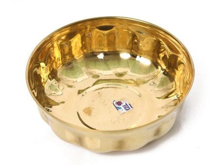 Brass Cup - 2 x 6.25 Inches | Brass Bowl  Pooja Bowl  Pooja Cup for Home  70 Gms Approx For Discount