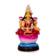 Lakshmi Idol Paper Mache Golu Bommai - 13 x 8.5 Inches | Giri Golu Doll  Navaratri Golu Bomma Gombe Bommai Supply