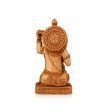 Anjaneya Statue - 6 x 4 Inches | Sittting Hanuman Statue  Wooden Statue  Hanuman Murti for Pooja  230 Gms For Cheap