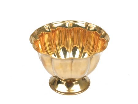 Chandan Cup With Base - 3 x 4 Inches | Brass Cup  Chandan Bowl for Pooja  50 Gms Approx Online Sale