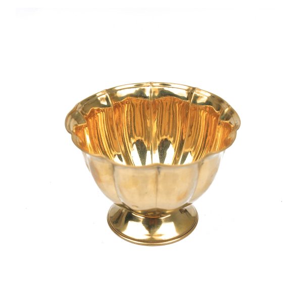 Chandan Cup With Base - 3 x 4 Inches | Brass Cup  Chandan Bowl for Pooja  50 Gms Approx Online Sale