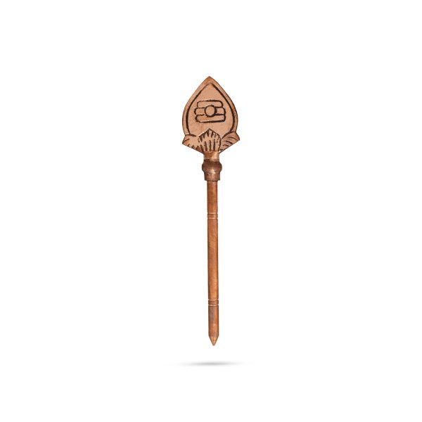 Copper Vel - 6 x 1.5 Inches | Copper Murugan Vel  Astra for Deity  80 Gms Approx Online