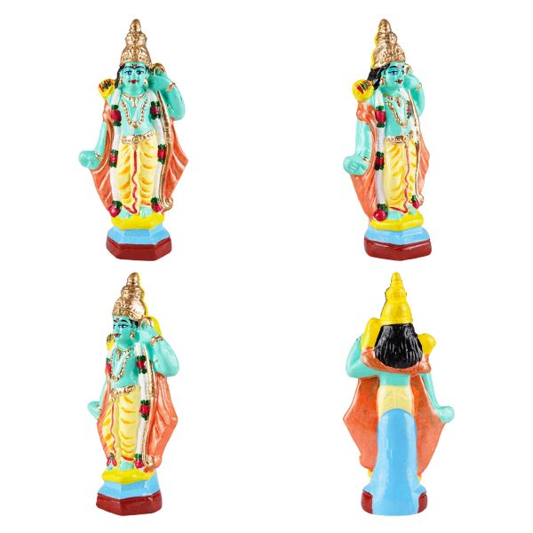 Ramar Clay Golu Bommai Set - 6 x 2.5 Inches | Giri Golu Doll  Navaratri Golu Bomma Gombe on Sale