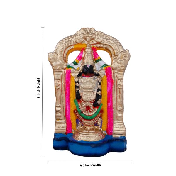 Perumal Thayar Clay Golu Bommai Pair - 8 x 4.5 Inches | Giri Golu Doll  Navaratri Golu Bomma Gombe Bommai Discount