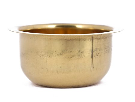 Brass Cup - 1.75 x 3.5 Inches | Brass Bowl  Pooja Cup  Pooja Bowl for Home  40 Gms Approx For Cheap