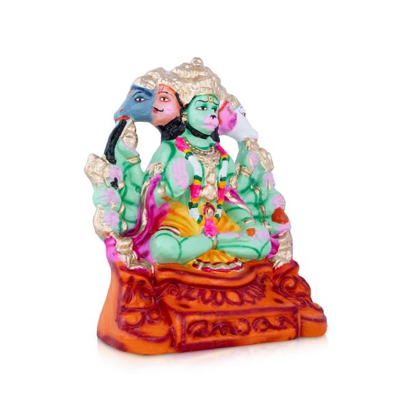 Panchamugam Hanuman Clay Golu Bommai - 11 x 9 Inches | Giri Golu Doll  Navaratri Golu Bomma Gombe Bommai Hot on Sale