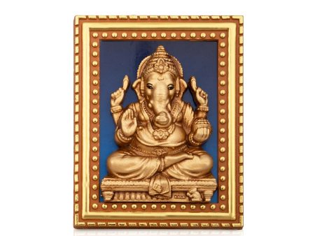 Ganesha Photo Frame - 4 x 3 Inches | Ganesh Picture Frame  Photo Frame Stand  Ganpati Frame Photo for Home For Discount