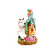 Cow Krishna Murti - 9.5 x 6 Inches | Resin Statue  Painted Krishna Idol  Standing Krishna Statue for Pooja Supply