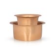 Davara Tumbler Set - 3 x 4 Inches | Copper Tumbler & Dabara Set  Coffee Dabara Set for Home  130 Gms Approx For Cheap