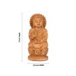 Buddha Statue - 5 x 2.5 Inches | Buddha Murti  Buddha Idol  Wooden Statue for Home  110 Gms Online now