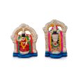 Perumal Thayar Clay Golu Bommai Pair - 8 x 4.5 Inches | Giri Golu Doll  Navaratri Golu Bomma Gombe Bommai Discount