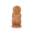 Buddha Statue - 4 x 2 Inches | Buddha Murti  Buddha Idol  Wooden Statue for Home  60 Gms Online