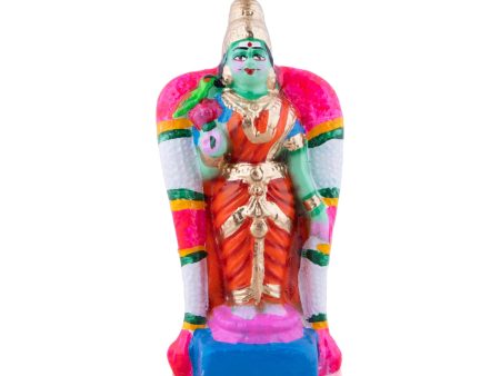 Meenakshi Clay Golu Bommai - 8 x 3.5 Inches | Giri Golu Doll  Navaratri Golu Bomma Gombe Bommai For Discount