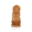 Buddha Statue - 6 x 3 Inches | Buddha Murti  Buddha Idol  Wooden Statue for Home  190 Gms For Discount