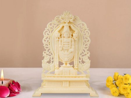 Balaji Murti - 8 x 6 Inches | Wooden Statue  Balaji Idol  Balaji Statue for Pooja For Discount