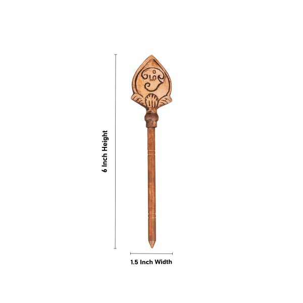 Copper Vel - 6 x 1.5 Inches | Copper Murugan Vel  Astra for Deity  80 Gms Approx Online