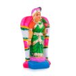 Andal Clay Golu Bommai - 7 x 4.75 Inches | Giri Golu Doll  Navaratri Golu Bomma Gombe Bommai Sale