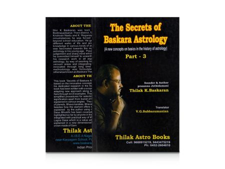 The Secrets Of Baskara Astrology - Volume 3 - English | by Thilak K. Baskaran  Astrology Book For Discount