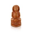 Buddha Statue - 10 x 5.5 Inches | Buddha Murti  Buddha Idol  Wooden Statue for Home  580 Gms Online Hot Sale