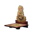 Sri Chakra Design Manai Palagai With Annapoorani Photo Frame - 4 x 3 Inches | Bajot With Picture Frame for Pooja  50 Gms Cheap