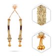 Elakkai Malai - 22 Inches | Cardamom Garland  Andal Mala  Elaichi Mala for Deity Hot on Sale