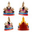 Bust Perumal Thayar Paper Mache Golu Bommai Pair - 15 x 11 Inches | Giri Golu Doll  Navaratri Golu Bomma Gombe For Sale