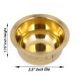 Brass Cup - 1.75 x 3.5 Inches | Brass Bowl  Pooja Cup  Pooja Bowl for Home  40 Gms Approx For Cheap