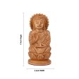 Buddha Statue - 4 x 2 Inches | Buddha Murti  Buddha Idol  Wooden Statue for Home  60 Gms Online