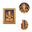 Ganesha Photo Frame - 4 x 3 Inches | Ganesh Picture Frame  Photo Frame Stand  Ganpati Frame Photo for Home For Discount