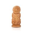 Buddha Statue - 5 x 2.5 Inches | Buddha Murti  Buddha Idol  Wooden Statue for Home  110 Gms Online now