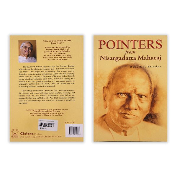 Pointers From Nisargadatta Maharaj - English | by Ramesh S. Balsekar  Hindu Spiritual Book For Discount